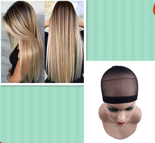 Peluca Larga Recta con Degradado de Color para Mujer - Image 7