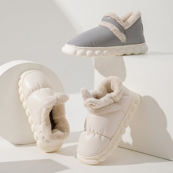 Pantuflas de Pareja Impermeables Antideslizantes de Algodón