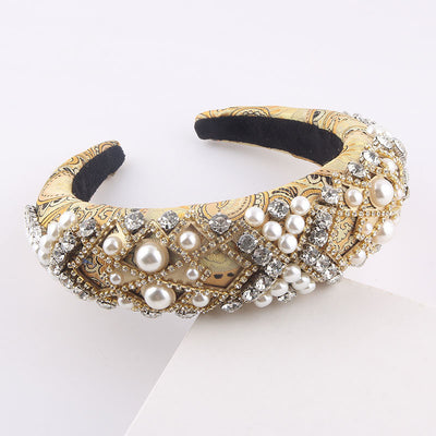 Diadema Barroca Voluminosa con Esponja Estilo Europeo - Image 7