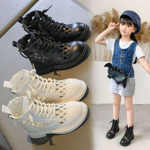Botas Cortas Infantiles con Malla Transpirable
