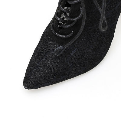 Sandalias de Tacón Alto Estilo Europeo con Malla Transpirable - Image 7