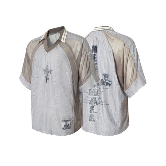 Sudadera Tipo Polo con Costuras Desgastadas para Hombre - Image 14