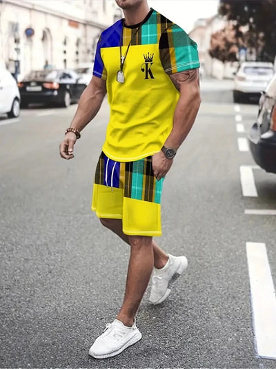 Conjunto Casual Holgado para Hombre con Tecnología de Impresión 3D - Image 31