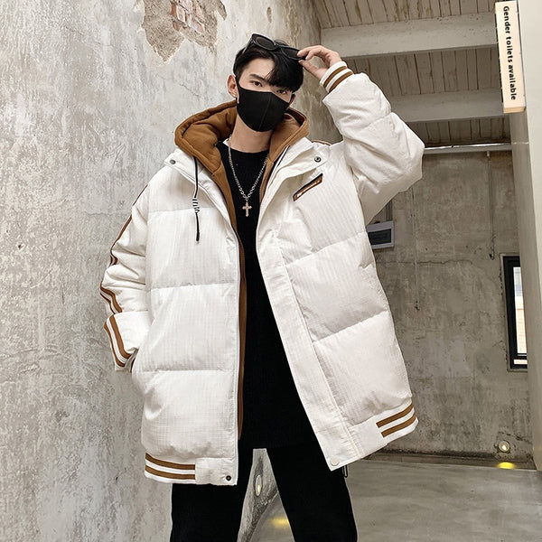 Chaqueta Acolchada Doble Capa para Hombre - Abrigo Térmico Invierno