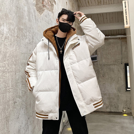 Chaqueta Acolchada Doble Capa para Hombre - Abrigo Térmico Invierno