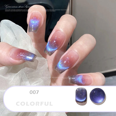 Esmalte de Uñas Whitening Cat Eye con Fototerapia Cristal Dinámico - Image 11