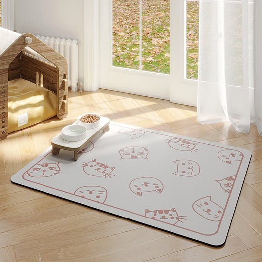 Tapete Absorbente para Comedero de Mascotas - Antideslizante y Lavable - Image 25