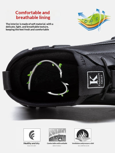Zapatos de Cuero Formal para Negocios Negro - Image 14