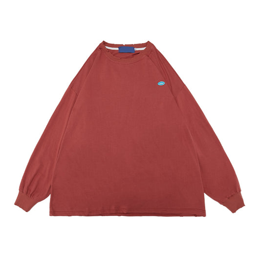 Camisa de Manga Larga con Bordado de Color Sólido - Image 10