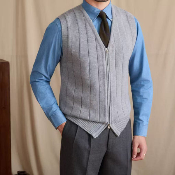 Chaleco Tejido Slim Fit Casual para Hombre