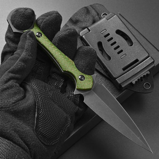 Cuchillo de Supervivencia D2 con Mango G10 para Camping y Aventura - Image 10