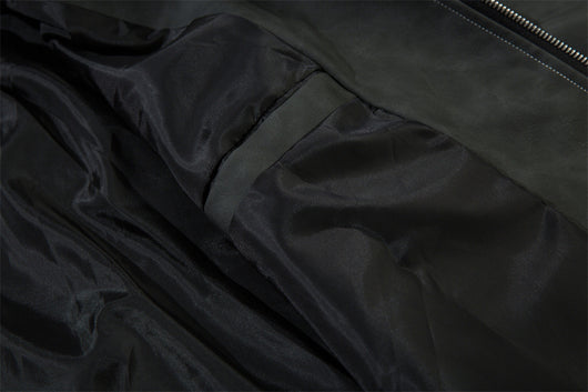Chaqueta de Cuero PU Punk Desgastada para Hombre - Image 17