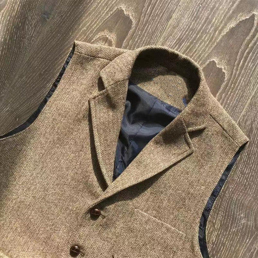 Chaleco de Caza Retro Khaki con Múltiples Bolsillos para Hombre - Image 22