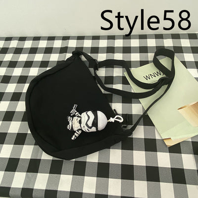 Bolsa Mensajero de Lona para Hombre - Bolso de Hombro Ligero y Versátil - Image 63
