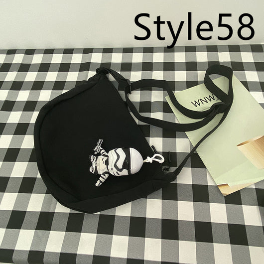 Bolsa Mensajero de Lona para Hombre - Bolso de Hombro Ligero y Versátil - Image 63