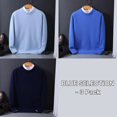 Suéter Holgado para Hombre Cuello Redondo Tejido Base Oversized - Image 26