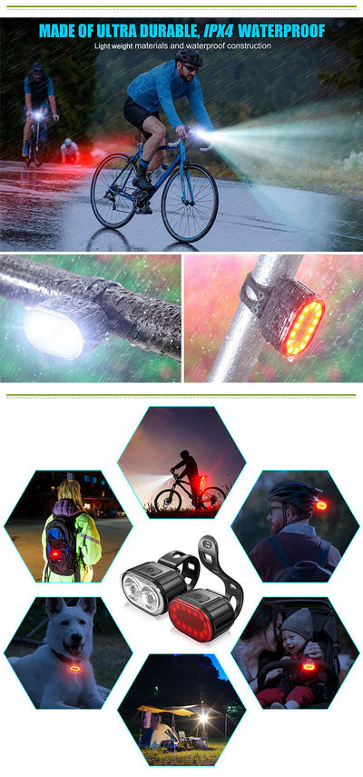 Juego de Luces LED para Casco de Bicicleta de Ruta - Image 12