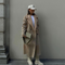 Abrigo de Invierno Estilo Británico Premium para Mujer