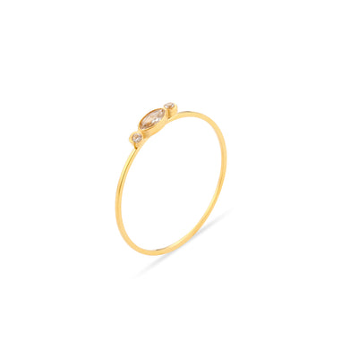 Anillo de Perla de Agua Dulce y Circón Delicado - Image 7