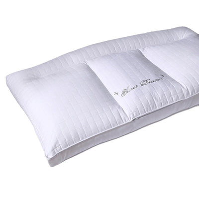 Funda de Almohada de Algodón Puro con Relleno de Plumas y Bordado 3D - Image 6