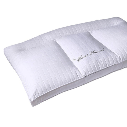 Funda de Almohada de Algodón Puro con Relleno de Plumas y Bordado 3D - Image 6