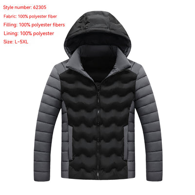 Chaqueta Acolchada de Algodón para Hombre - Estilo Casual Otoño e Invierno - Image 7