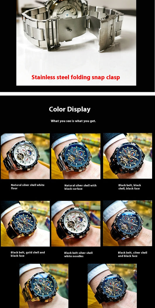 Reloj Automático Multifuncional para Hombre - Image 27