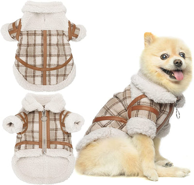 Abrigo Cuadrille para Mascotas - Invierno Cálido con Forro de Lana - Image 22