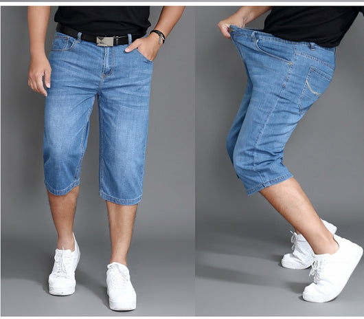 Shorts de Mezclilla Holgados con Máximo Estiramiento para Hombre - Image 20