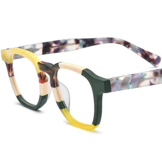 Lentes de Marco Cuadrado con Cristales Degradados Multicolor - Image 6