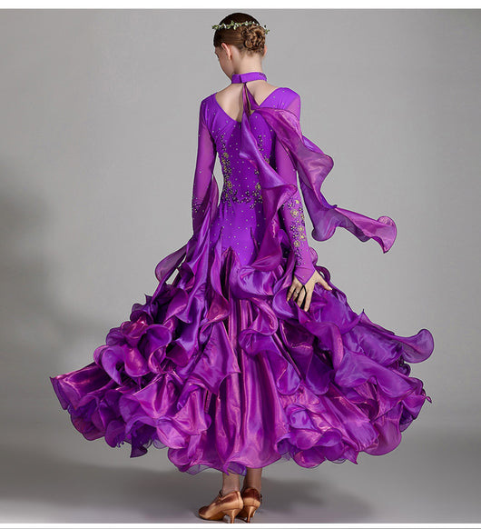 Vestido de Danza Moderna Estándar Nacional para Presentaciones - Image 24