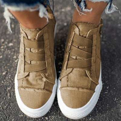 Zapatillas de Lona con Plataforma Elevada - Image 3