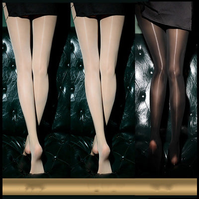 Medias Brillantes Ultrafinas con Bragueta Dorada - Estilo Elegante y Sensual - Image 40