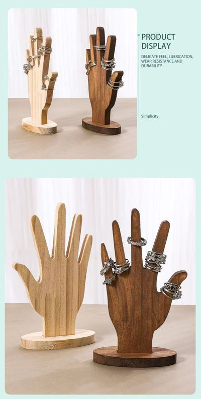 Estante Exhibidor de Joyas Modelo Palma - Organizador de Madera - Image 15