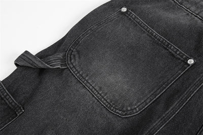 Pantalones de Mezclilla Punk Vintage Desgastados y Lavados - Image 10