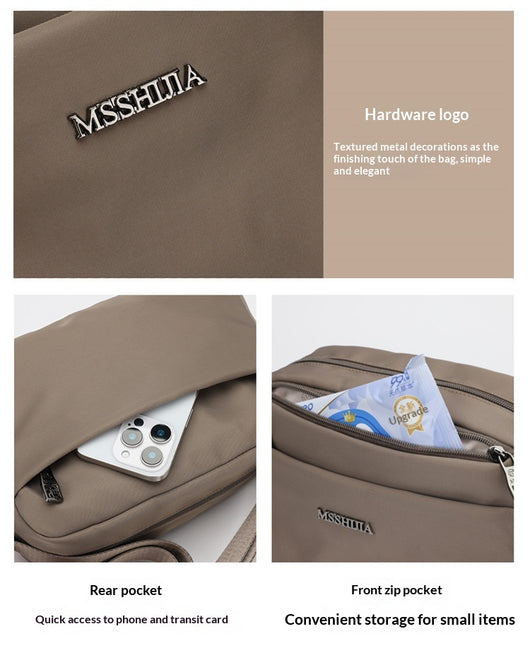 Bolsa Crossbody Casual Versátil con Múltiples Compartimentos - Image 19
