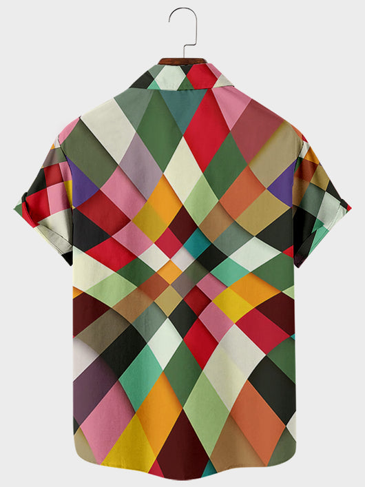 Camisa Estampada a Rayas para Hombre - Diseño Moderno y Versátil - Image 5