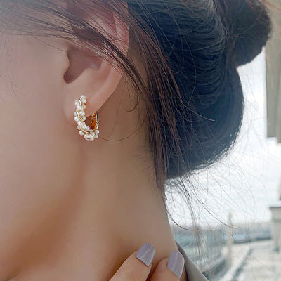 Aretes de Perla Lujo Verano Mujer - Diseño de Alto Sentido - Image 9