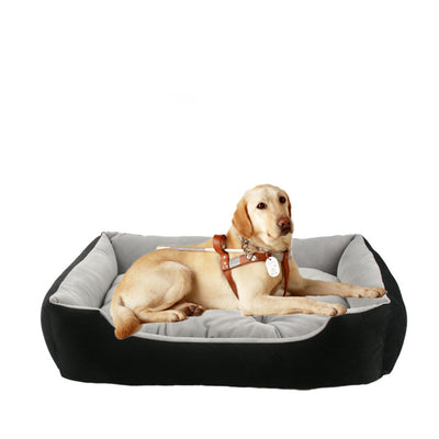 Cama Calmante Cuadrada para Perros y Gatos Medianos - Sofá Plush Acogedor - Image 9