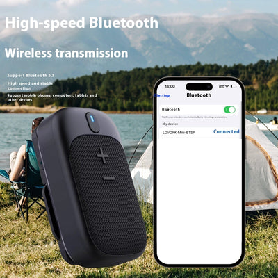 Parlante Bluetooth Portátil Lewoke para Senderismo y Camping - Image 4