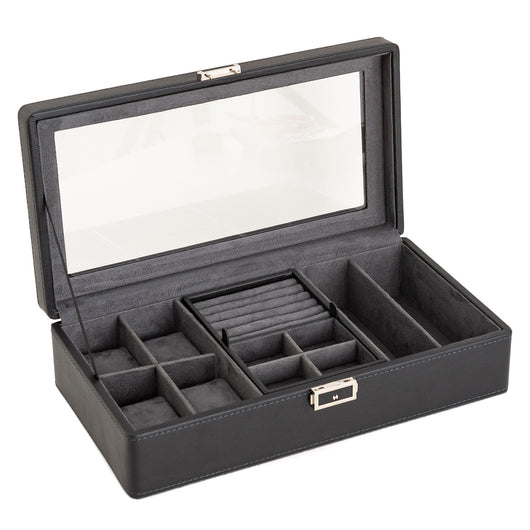 Caja de Almacenamiento para Relojes de Lujo con Patrón de Lichi - 3, 6 o 12 Compartimentos - Image 24