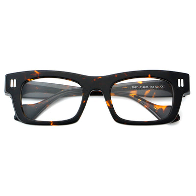 Gafas Retro de Marco Patchwork con Cristales Gruesos - Image 5