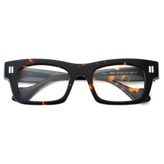 Gafas Retro de Marco Patchwork con Cristales Gruesos - Image 5