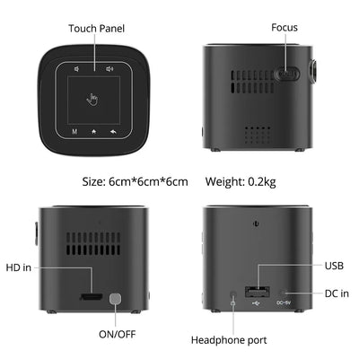 Proyector Portátil HD Miniatura para Smartphone - Image 12