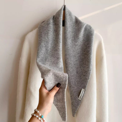 Poncho Triangular de Lana Pura para Otoño e Invierno - Image 29