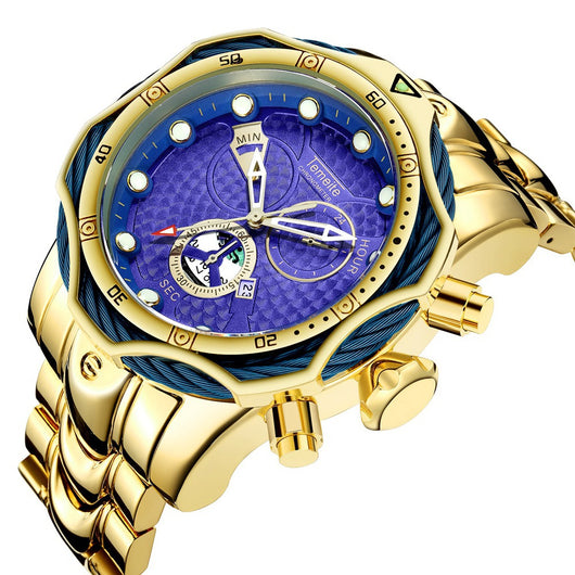 Reloj de Acero Inoxidable para Hombre con Movimiento de Cuarzo - Image 15