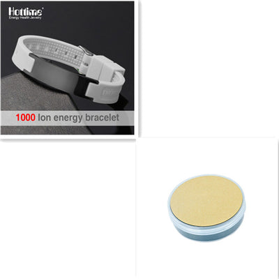 Pulsera Deportiva 4 en 1 con Elementos Bio y Silicio - Banda de Energía Equilibrio en Acero Inoxidable - Image 21