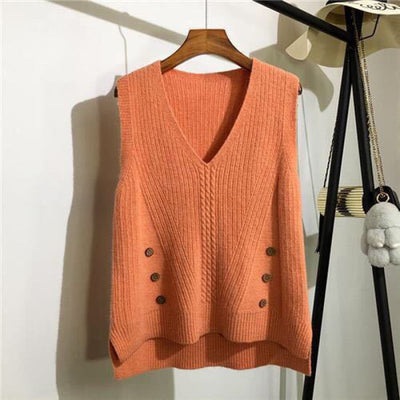 Chaleco Pullover con Cuello de Solapa para Mujer - Image 6