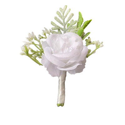 Corsage de Novia y Novio con Rosas de Seda Coreanas - Pequeños Capullos para Antes de la Boda - Image 26