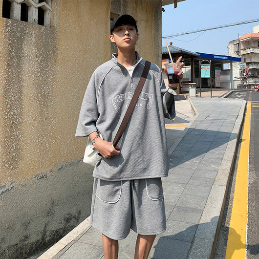 Conjunto Deportivo Polo Manga Corta Estilo Hong Kong para Estudiantes - Image 13